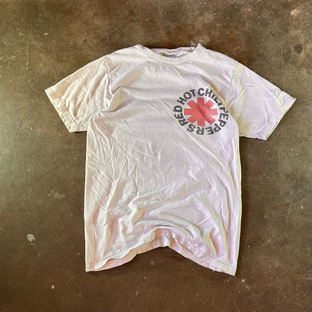 Modern Red Hot chili Peppers grail reprint graphic band T-shirt men's small